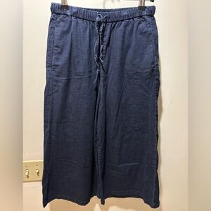 Muji cropped jeans culottes small